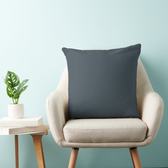 Charcoal Grey Throw Pillows (Chair)