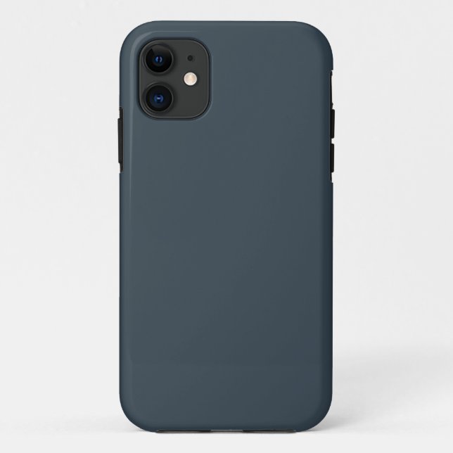 Charcoal Grey Tough iPhone 11 Case (Back)