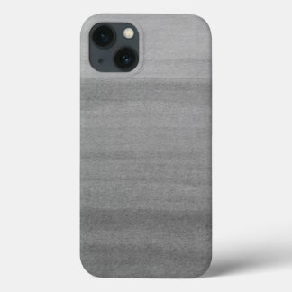 Charcoal Grey Watercolor Ombre Pattern iPhone 13 Case