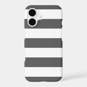 Charcoal Grey Wide Stripe