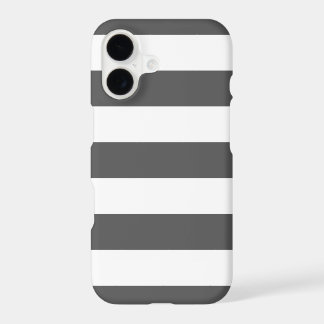 Charcoal Grey Wide Stripe