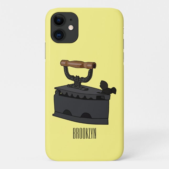 Charcoal iron cartoon illustration  Case-Mate iPhone case (Back)