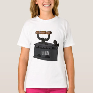 Charcoal iron cartoon illustration T-Shirt