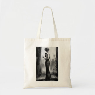 charcoal luxury fancy elegant evening me-time tote bag