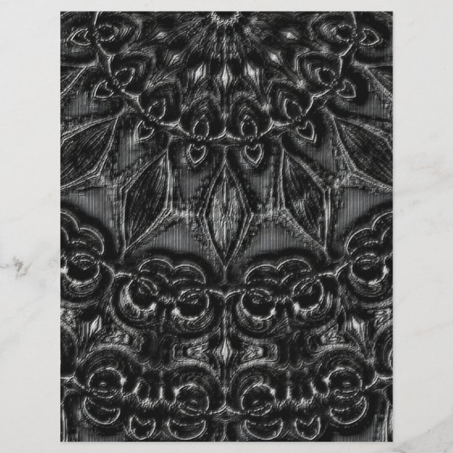 Charcoal Mandala  (Front)