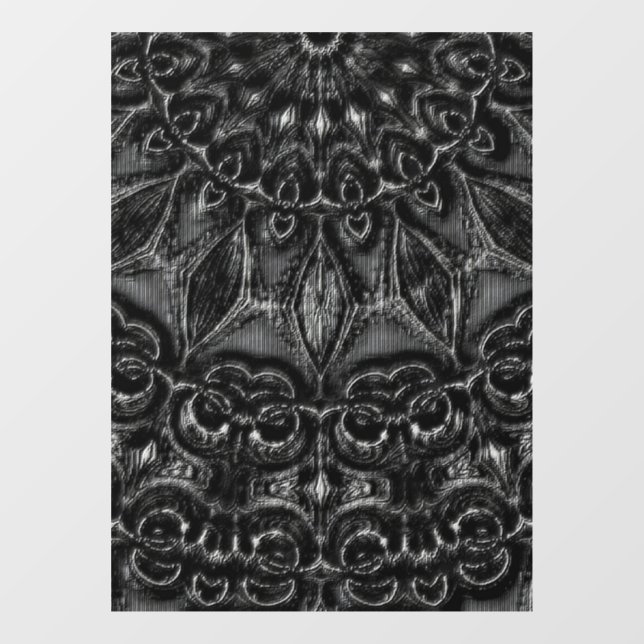 Charcoal Mandala  (Sheet)