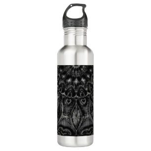 Charcoal Mandala  710 Ml Water Bottle