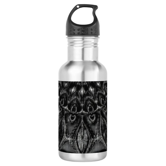 Charcoal Mandala  710 Ml Water Bottle (Front)