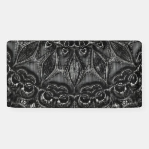 Charcoal Mandala Banner