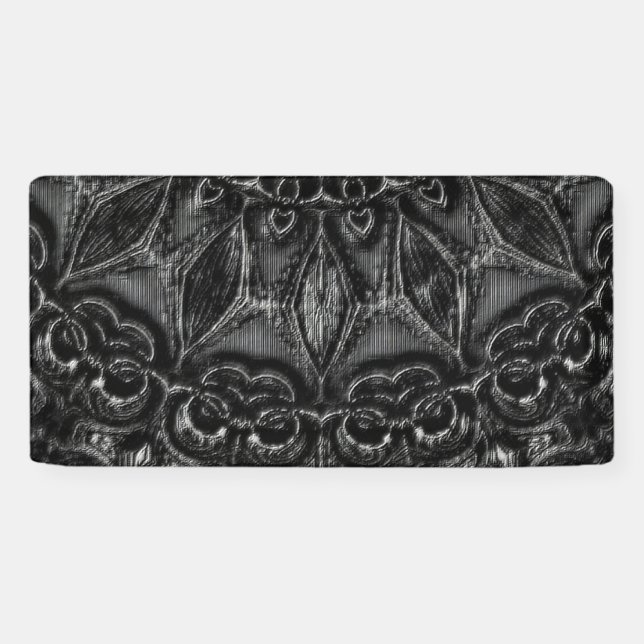 Charcoal Mandala  Banner (Horizontal)