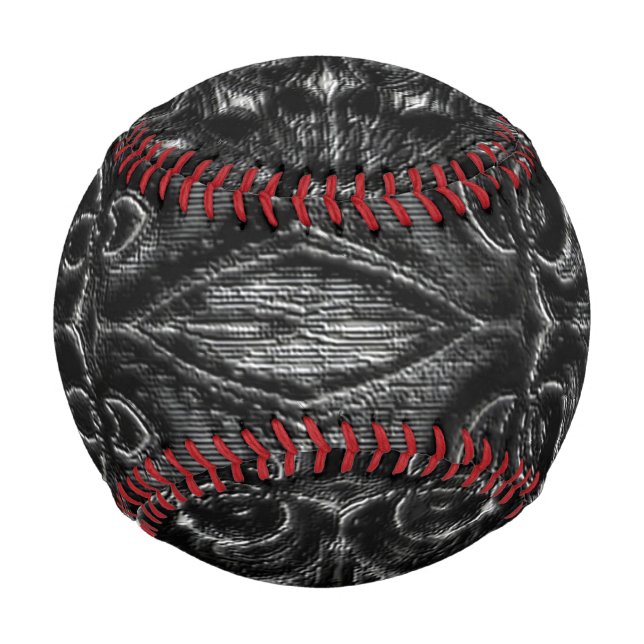 Charcoal Mandala  Baseball (Front)