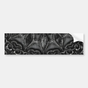 Charcoal Mandala Bumper Sticker
