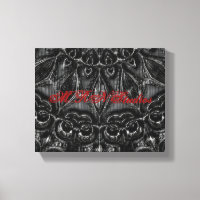 Charcoal Mandala Canvas Print