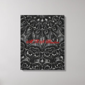 Charcoal Mandala Canvas Print