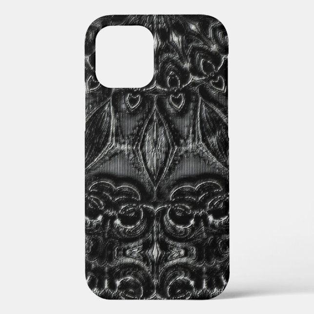 Charcoal Mandala  Case-Mate iPhone Case (Back)