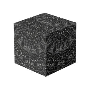 Charcoal Mandala  Cube