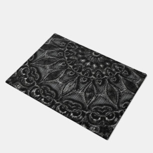 Charcoal Mandala  Doormat