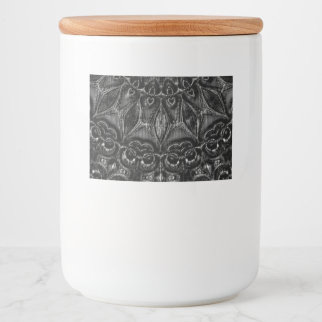 Charcoal Mandala   Food Label (Front)