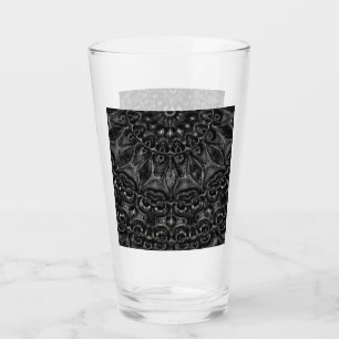 Charcoal Mandala  Glass