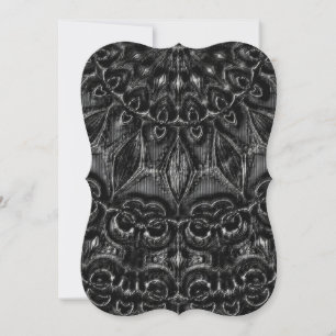 Charcoal Mandala  Holiday Card
