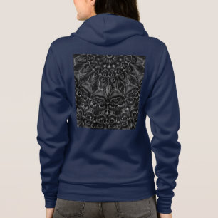 Charcoal Mandala  Hoodie