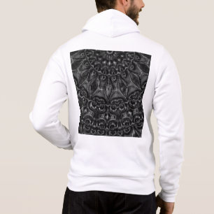 Charcoal Mandala  Hoodie