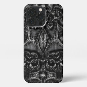 Charcoal Mandala iPhone 13 Pro Case