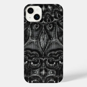 Charcoal Mandala iPhone 14 Plus Case