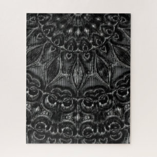 Charcoal Mandala  Jigsaw Puzzle