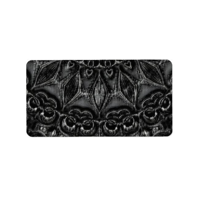 Charcoal Mandala  Label (Front)