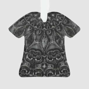 Charcoal Mandala  Ornament