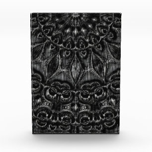 Charcoal Mandala Photo Block
