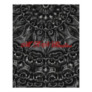 Charcoal Mandala Photo Print