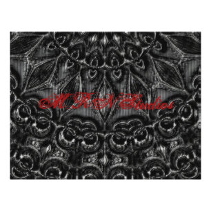 Charcoal Mandala Photo Print
