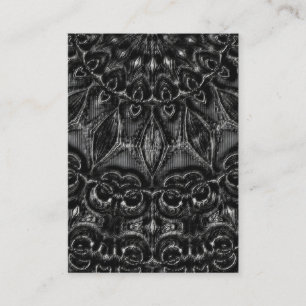 Charcoal Mandala Place Card