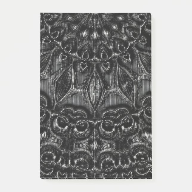 Charcoal Mandala  Post-it Notes (Front)