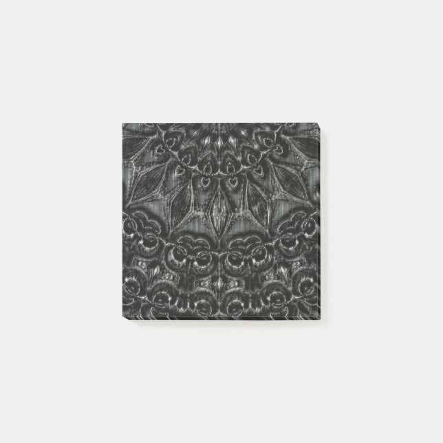 Charcoal Mandala  Post-it Notes (Front)
