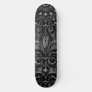 Charcoal Mandala  Skateboard