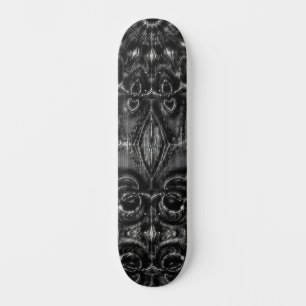 Charcoal Mandala Skateboard