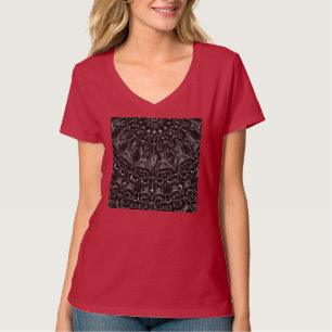Charcoal Mandala  T-Shirt