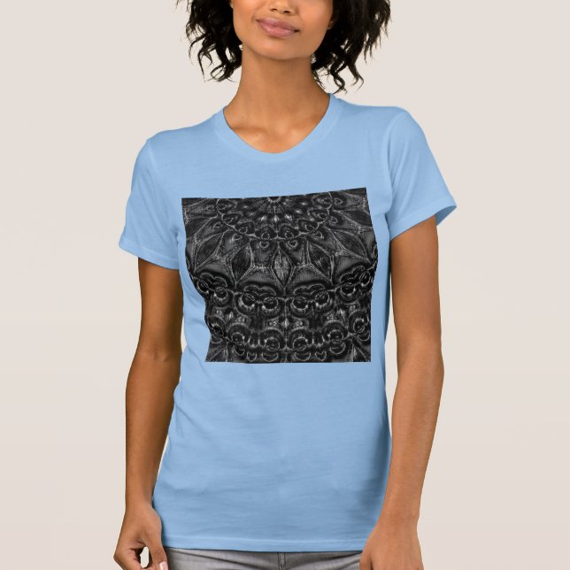 Charcoal Mandala  T-Shirt (Front)