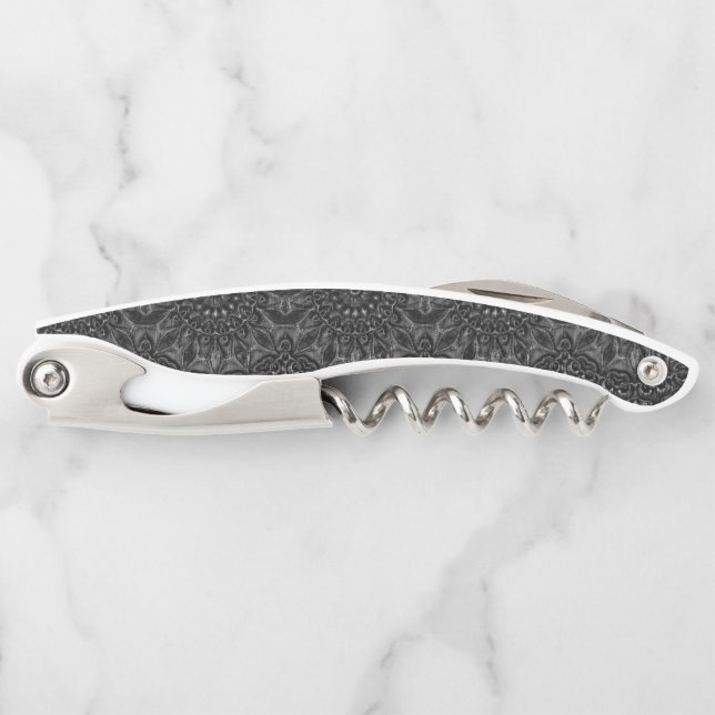 Charcoal Mandala  Waiter's Corkscrew (Front)