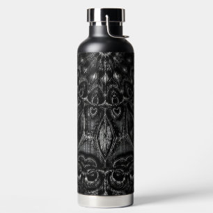 Charcoal Mandala Water Bottle