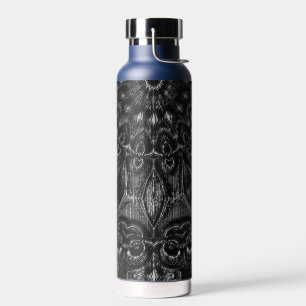 Charcoal Mandala Water Bottle