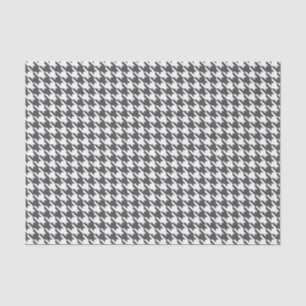 Charcoal Modern Houndstooth at Emporiomoffa Tissue Paper
