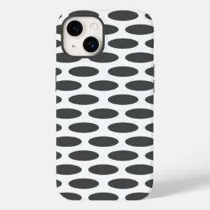 Charcoal Modern Oval at Emporiomoffa Case-Mate iPhone 14 Case