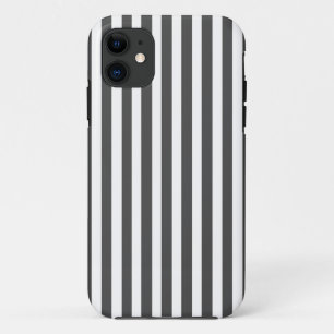 Charcoal Modern Stripes Case-Mate iPhone Case