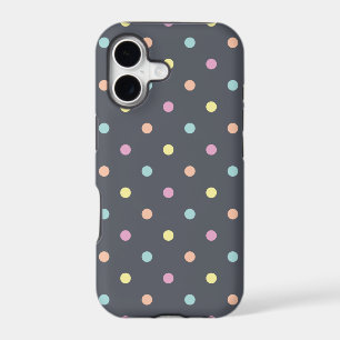 Charcoal Pastel Polka Dot