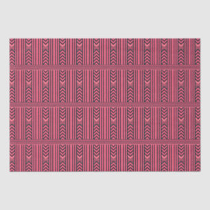 Charcoal Pink Stripes Editable Elegant Tissue Paper