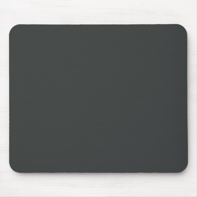 Charcoal (solid colour)  mouse pad (Front)